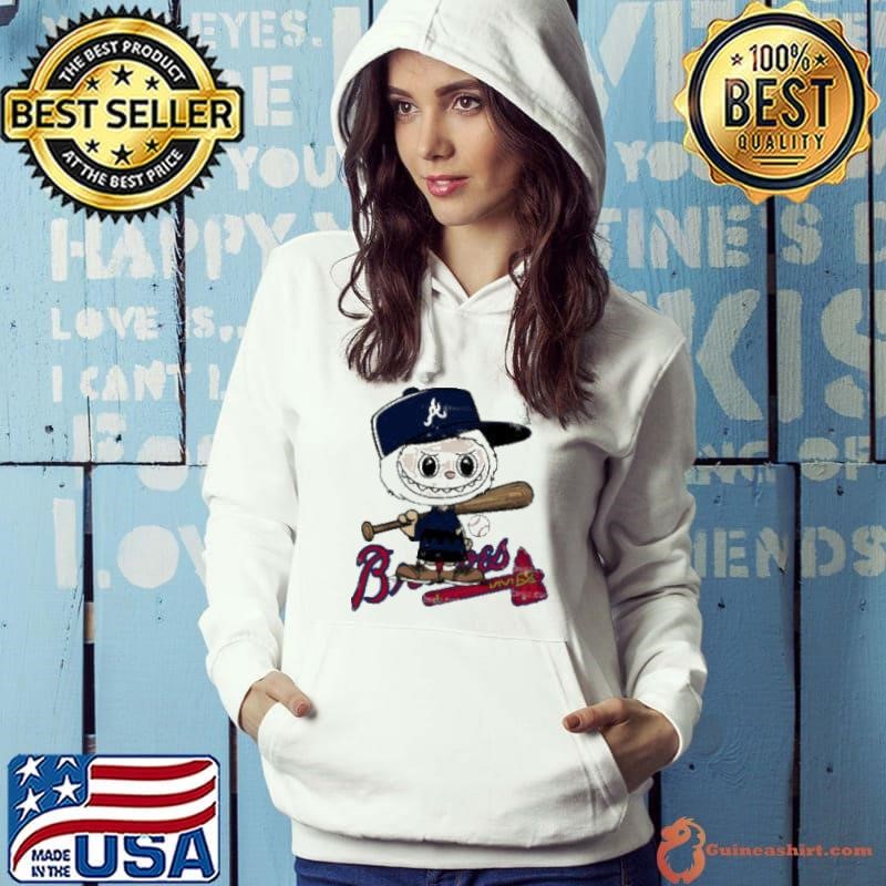 Labubu Charlie Brown Atlanta Braves Hoodie