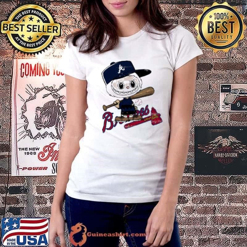 Labubu Charlie Brown Atlanta Braves shirt