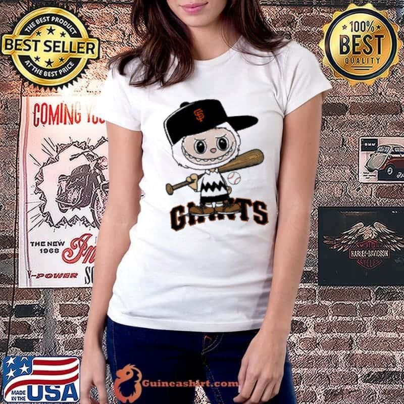 Labubu Charlie Brown San Francisco Giants shirt