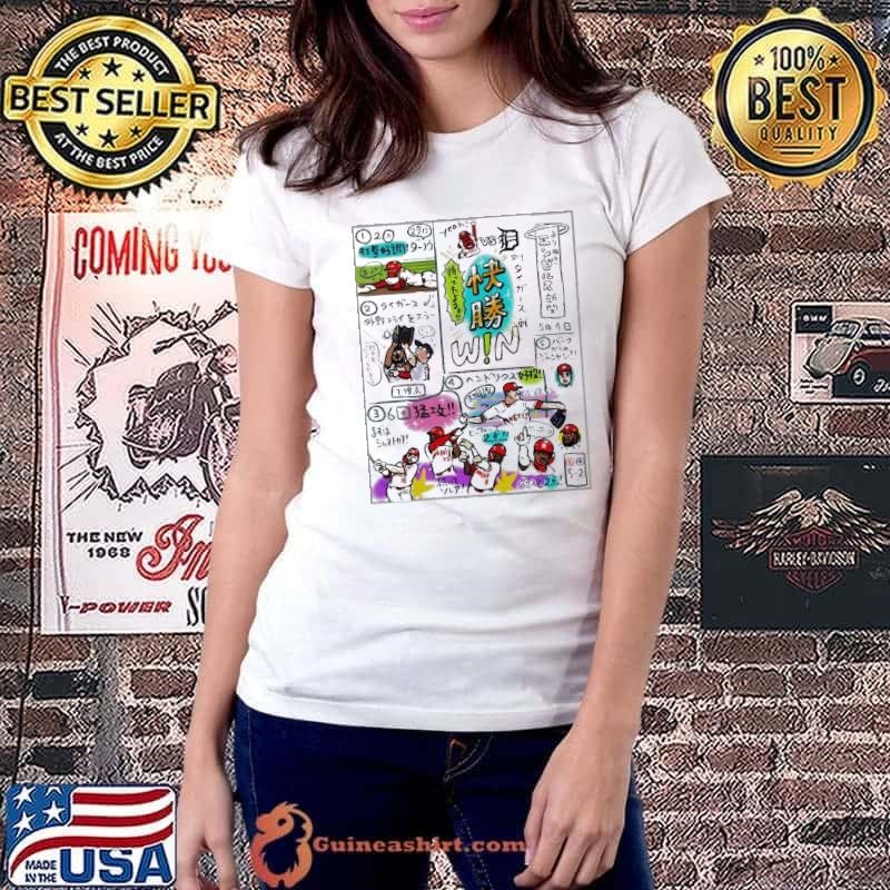 Los Angeles Angels Win cartoon comic shirt