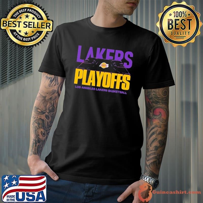 Los Angeles Lakers basketball court NBA playoffs shirt