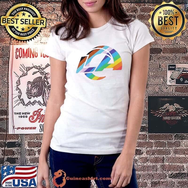 Los Angeles Rams Logo Pride Shirt