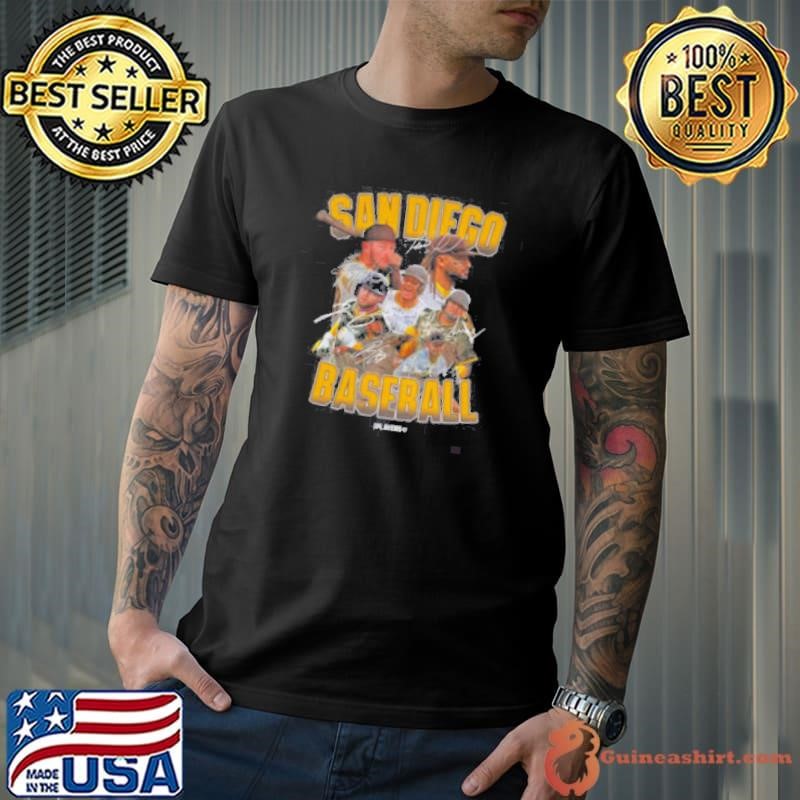 MLB San Diego Padres Baseball Players Signatures Series 2025 shirt