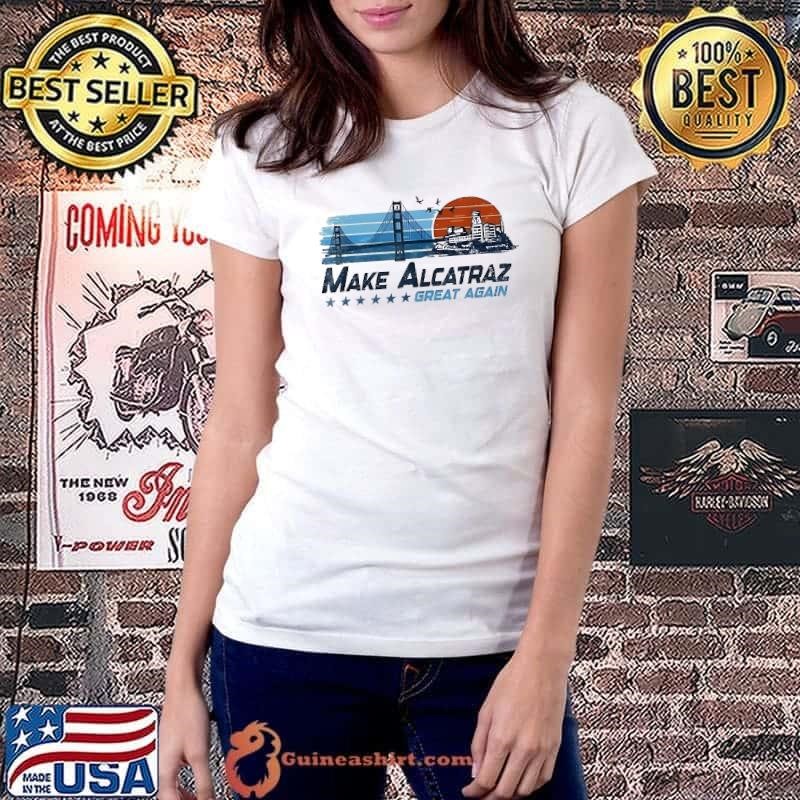 Make Alcatraz Great Again Trump Stars Sunset shirt