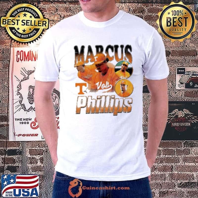 Marcus Phillips Tennessee Vols Baseball NCAA Division I 2025 90s Graphic Unisex