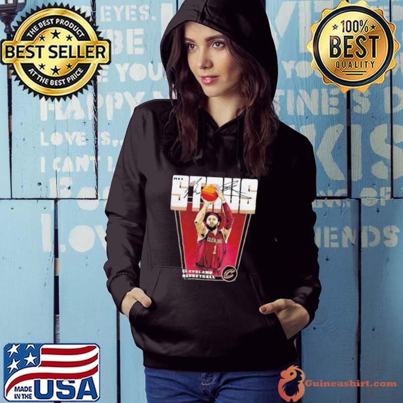 Max Strus Cleveland Cavaliers basketball player premiere signature Hoodie