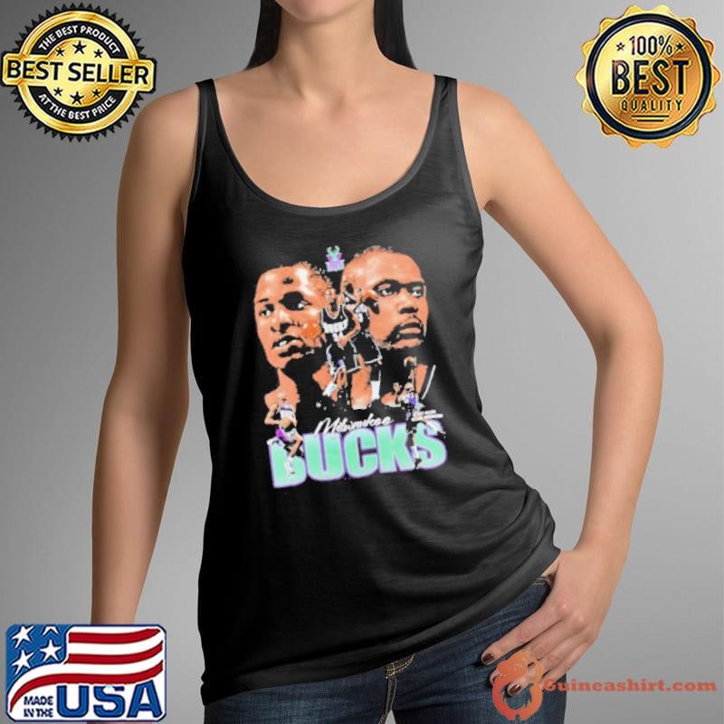 Milwaukee Bucks Ray Allen and Glenn Robinson graphic shirt - Copy