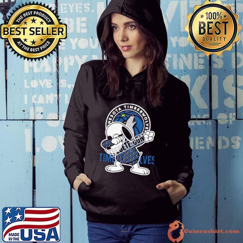 Minnesota Timberwolves Vs Dabbing Snoopy Basketball Hoodie