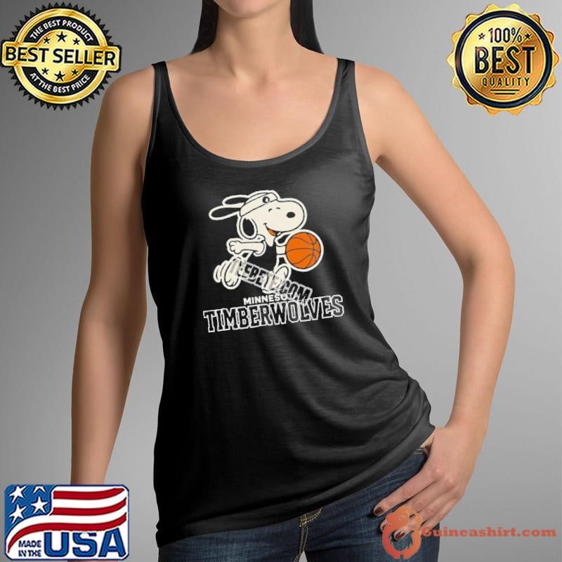Minnesota Timberwolves Vs Snoopy Player Basketball Shirt