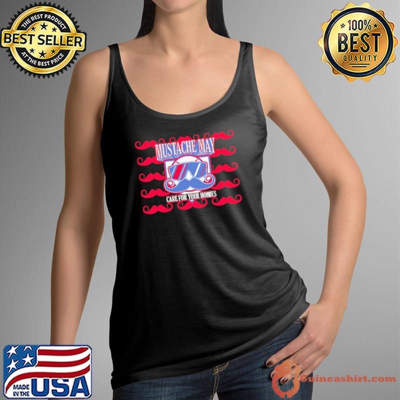 Mustache May care for your homies Reno Aces baseball shirt