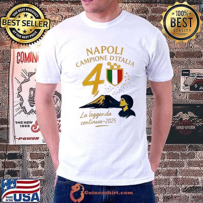 Napoli Campione D’italia La Leggenda Continua 2025 shirt
