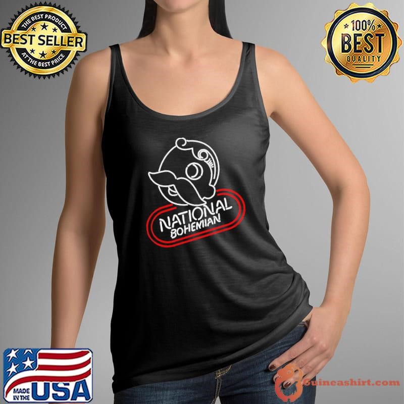 National Bohemian Neon logo shirt