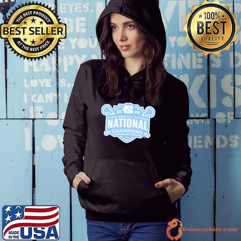 North Carolina Tar Heels 2025 NCAA women’s Lacrosse National Champions logo Hoodie