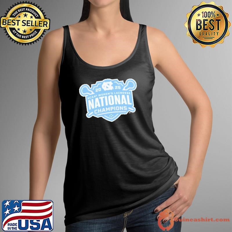 North Carolina Tar Heels 2025 NCAA women’s Lacrosse National Champions logo Tank Top