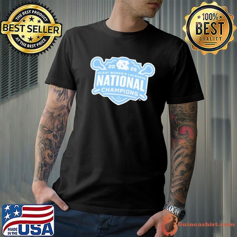 North Carolina Tar Heels 2025 NCAA women’s Lacrosse National Champions logo shirt