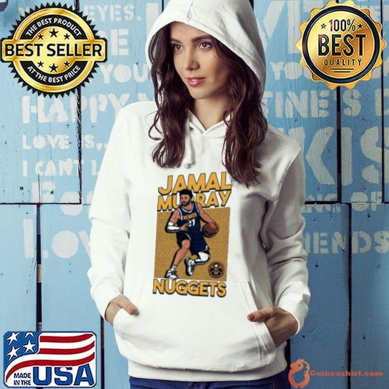 Nuggets #27 Jamal Murray In Action Shirt