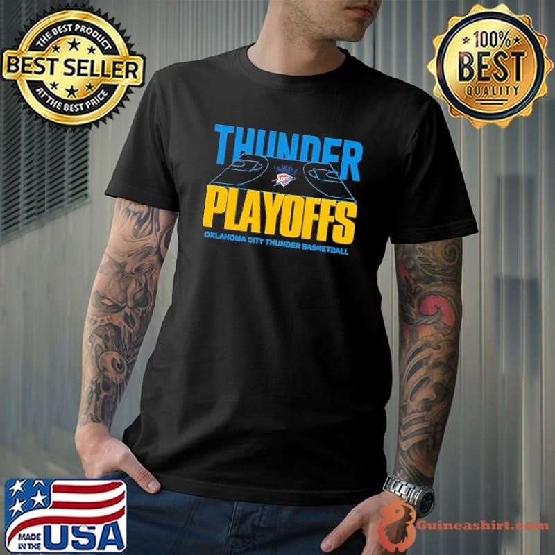 Oklahoma City Thunder basketball court NBA playoffs shirt
