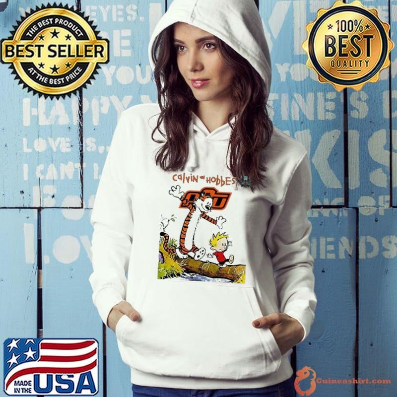 Oklahoma State Cowboys x Calvin and Hobbes Hoodie