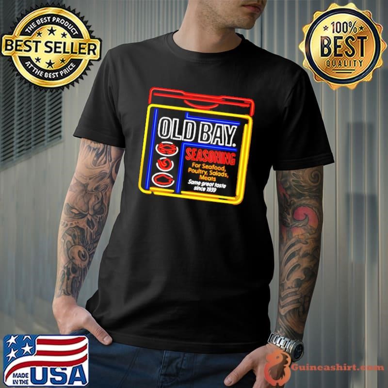Old bay seasoning for seafood poultry salads Neon can sign logo Unisex