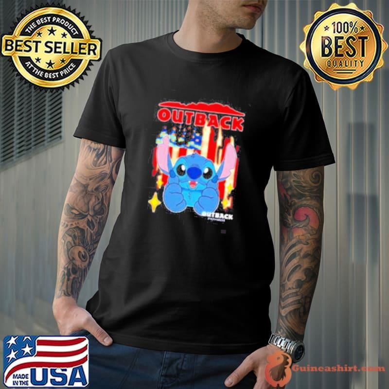 Outback Steakhouse Stitch US flag 4th of July Unisex