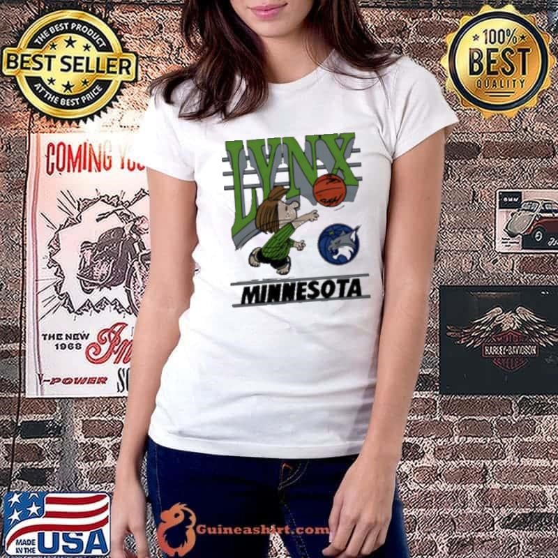 Peanuts Peppermint Patty x Minnesota Lynx shirt
