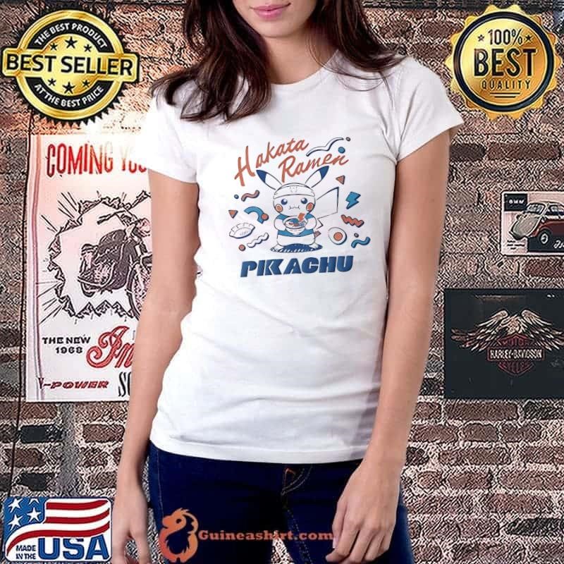 Pokémon Pikachu Hakata Ramen cute shirt