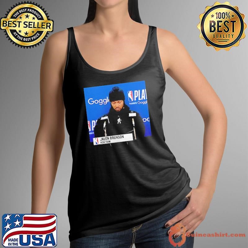 Press Conference Jalen Brunson New York Tank Top
