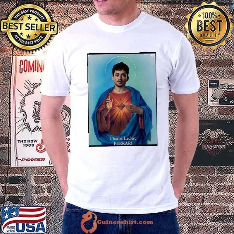 Saint Charles Leclerc Ferrari shirt