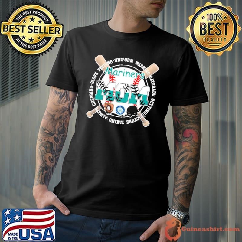 Seattle Mariners mom always cheering glove finding shirt