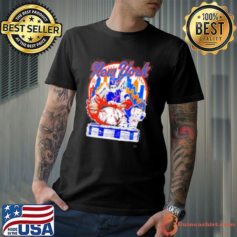 Skeleton New York Knicks baseball skyline Unisex