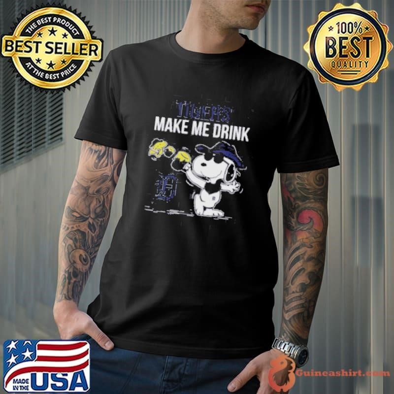 Snoopy And Woodstock Detroit Tigers Make Me Drink Unisex