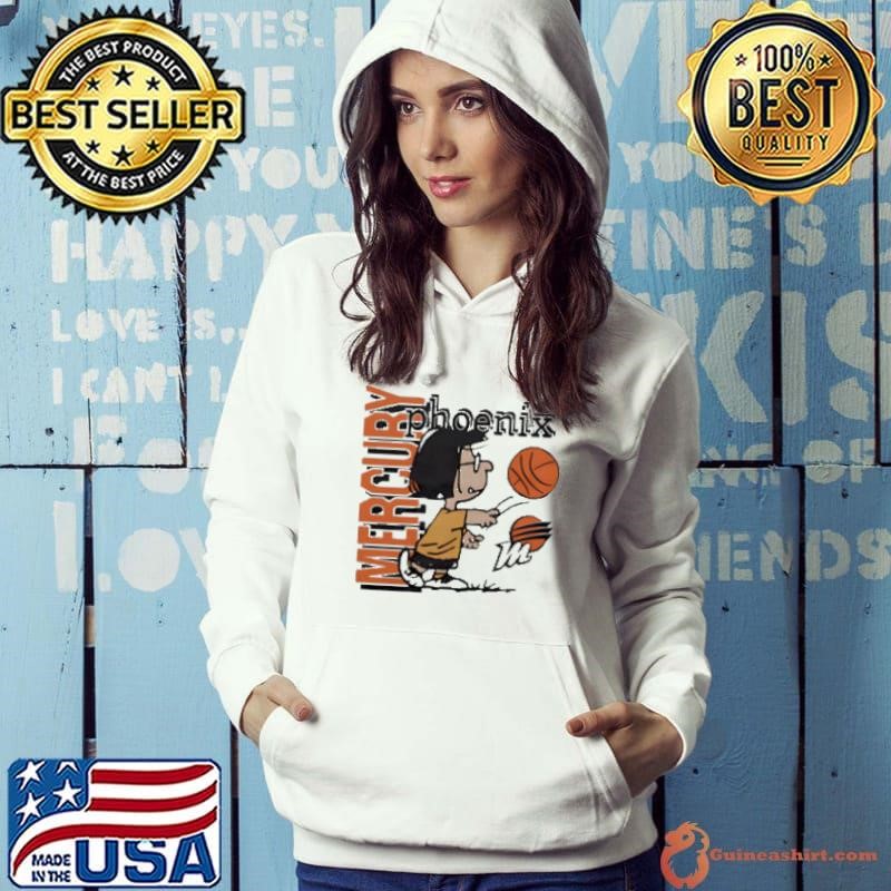 Snoopy Peanuts Marcie x Phoenix Mercury basketball shirt