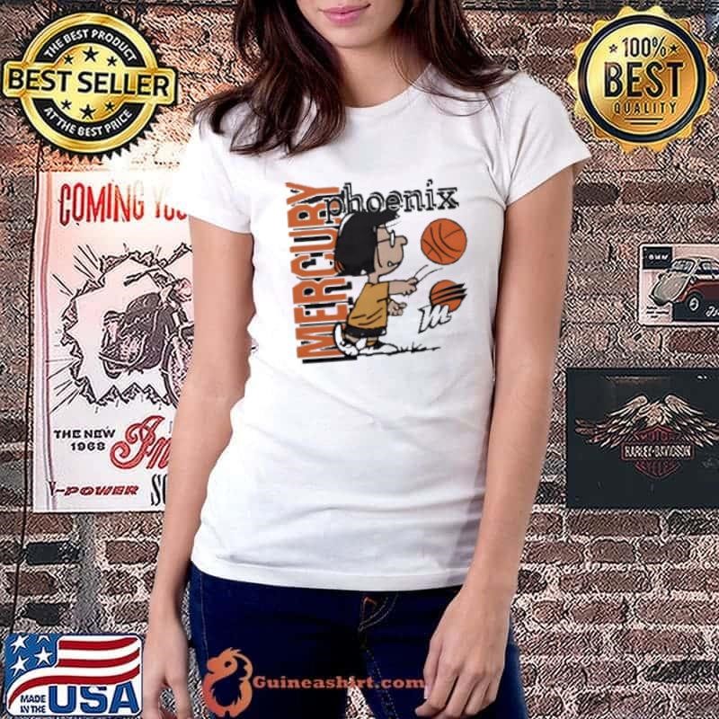 Snoopy Peanuts Marcie x Phoenix Mercury basketball Ladiestee