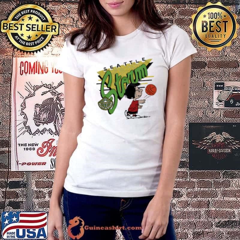 Snoopy Peanuts Marcie x Seattle Storm basketball Ladiestee