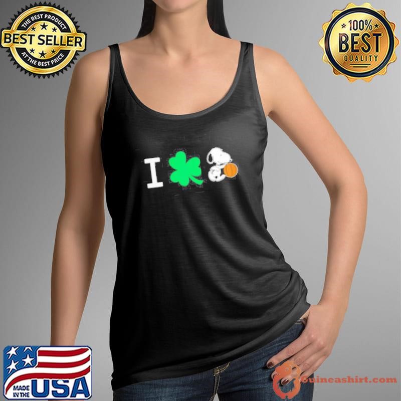Snoopy St Patricks Day basketball shirt