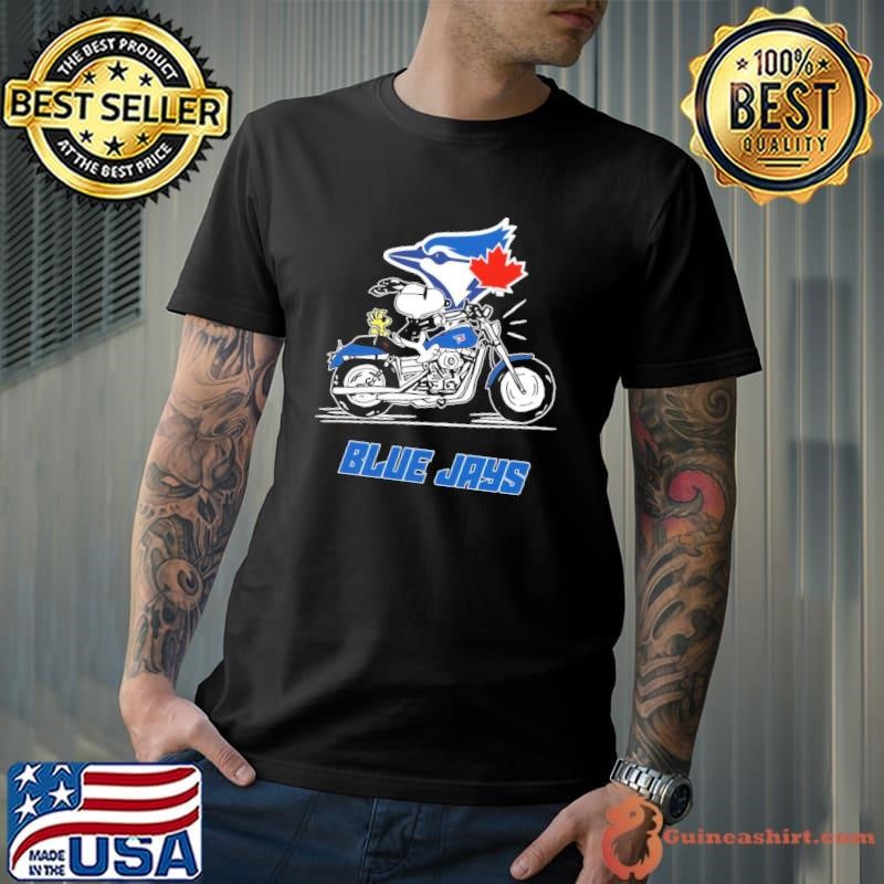 Snoopy and Woodstock driving motorbike Toronto Blue Jays Unisex