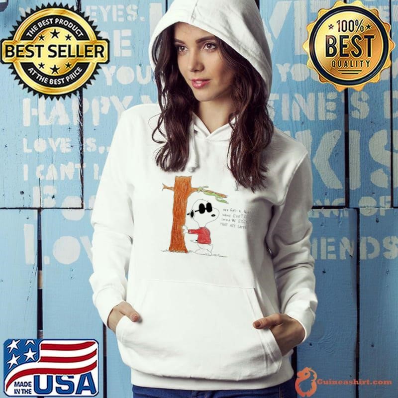 Snoopy hey girl is your name Eve cuz imma be Eden that ass later Hoodie