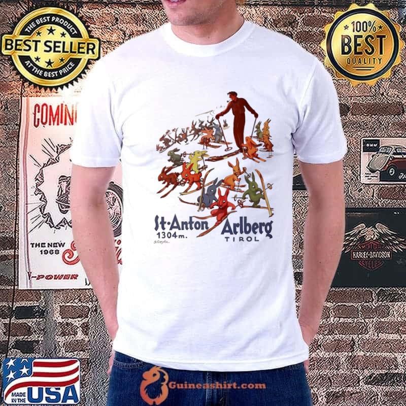 Snow Bunnies St Anton 1304m Arlberg Tirol cartoon Unisex