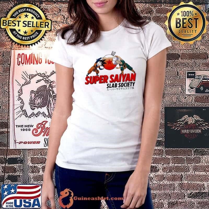 Son Goku and Trunks Dragon Ball Super Saiyan Slabs society shirt