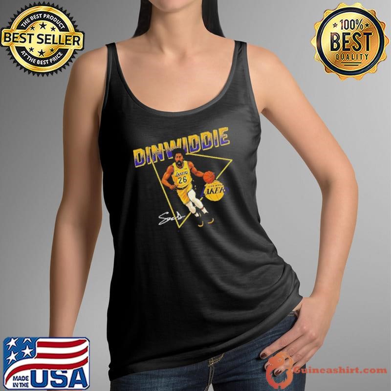 Spencer Dinwiddie Los Angeles Lakers basketball signature shirt
