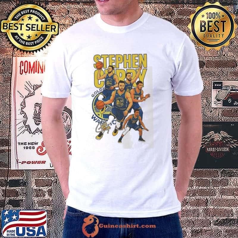 Stephen Curry Golden State Warriors NBA The 3 Point King signature Unisex