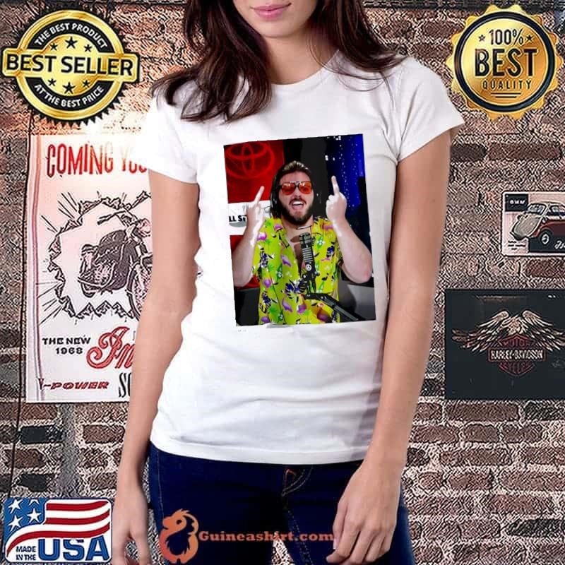T-Bob Hebert Cares middle finger meme shirt