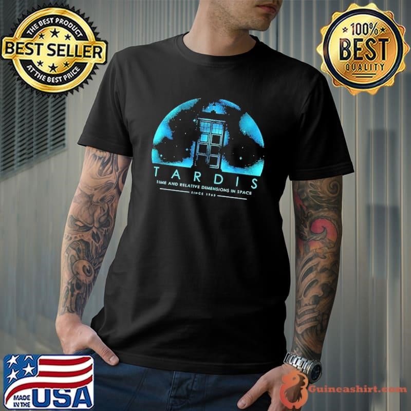 TARDIS Doctor Who Time and Relative Dimensions in Space since 1963 shirt