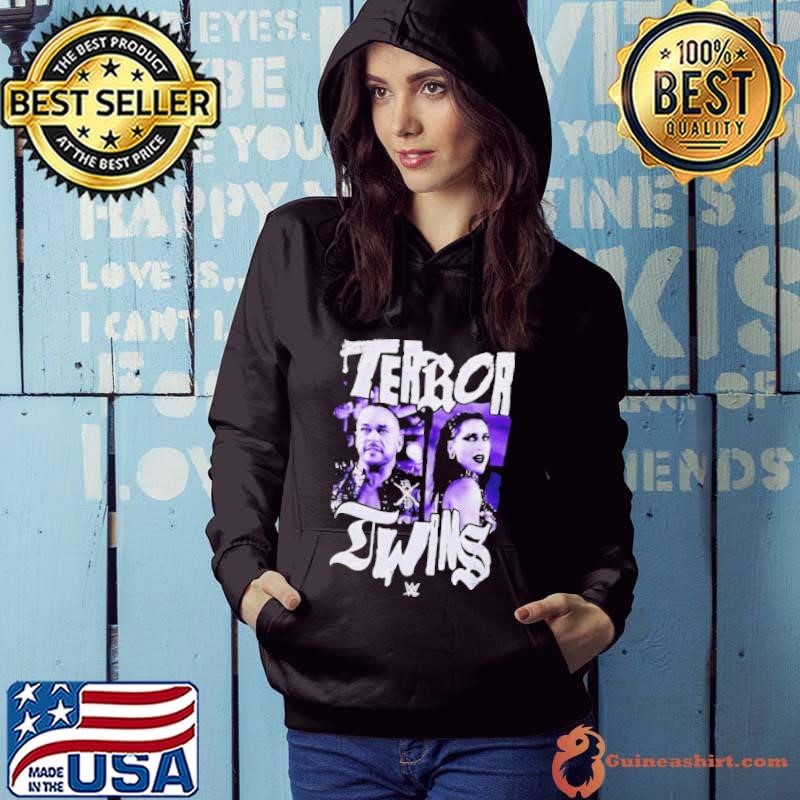 Terror twins Rhea Ripley and Damian Priest Hoodie