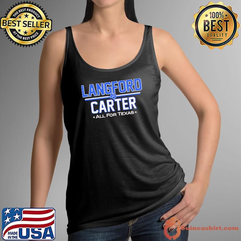 Texas Rangers Wyatt Langford Evan Carter all for Texas ’25 shirt