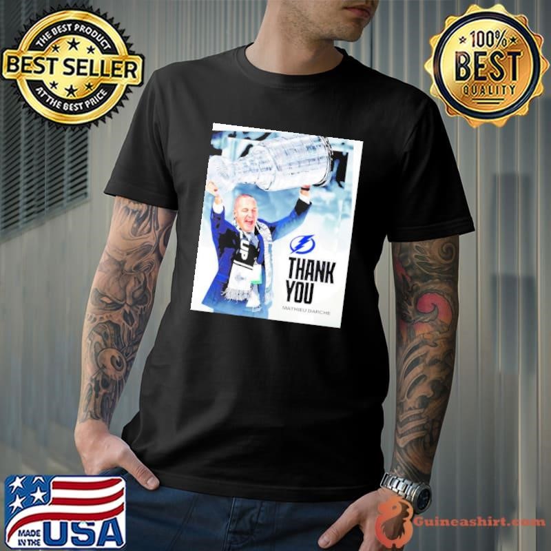 Thank you Mathieu Darche Tampa Bay Lightning shirt