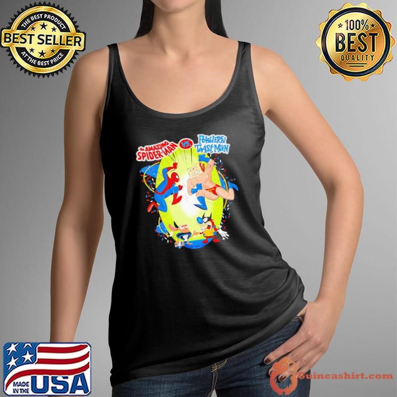 The Amazing Spider-man vs Powdered Toast Man Tank Top