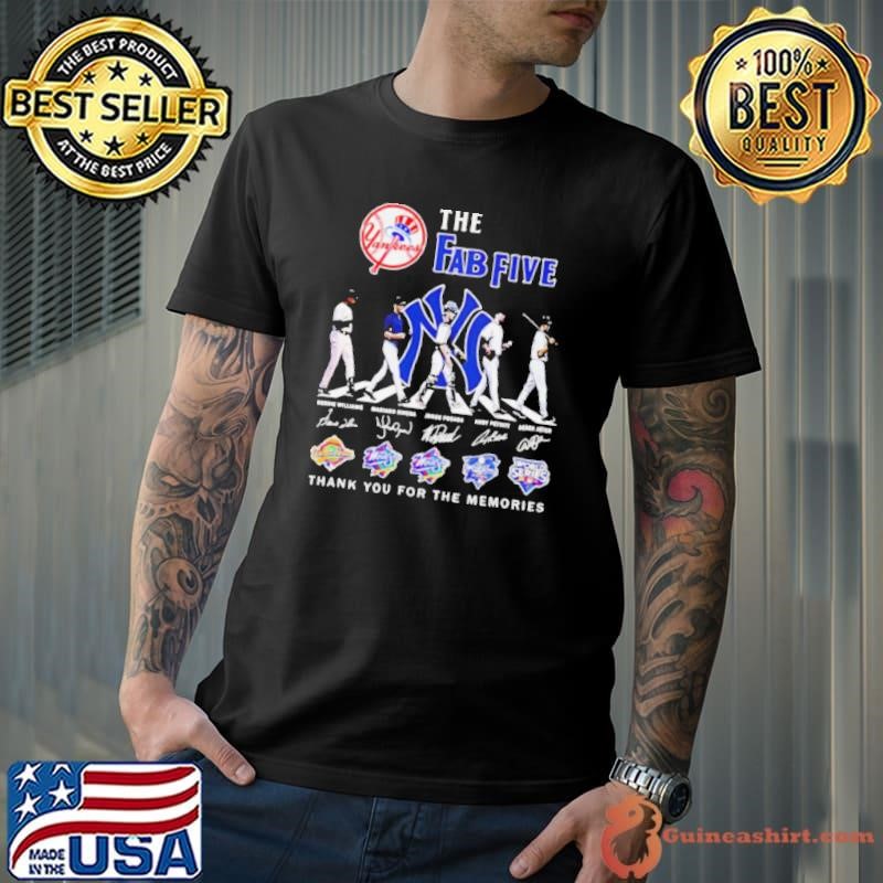 The Fab Five New York Yankees Abbey Road thank you for the memories Unisex