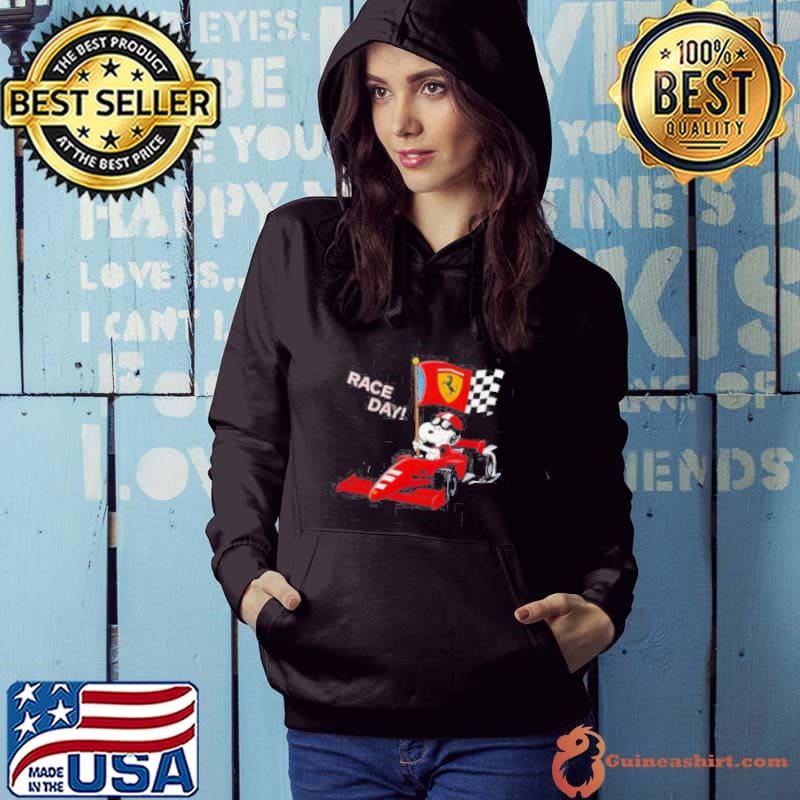 Top Ferrari Snoopy F1 Race Day Hoodie