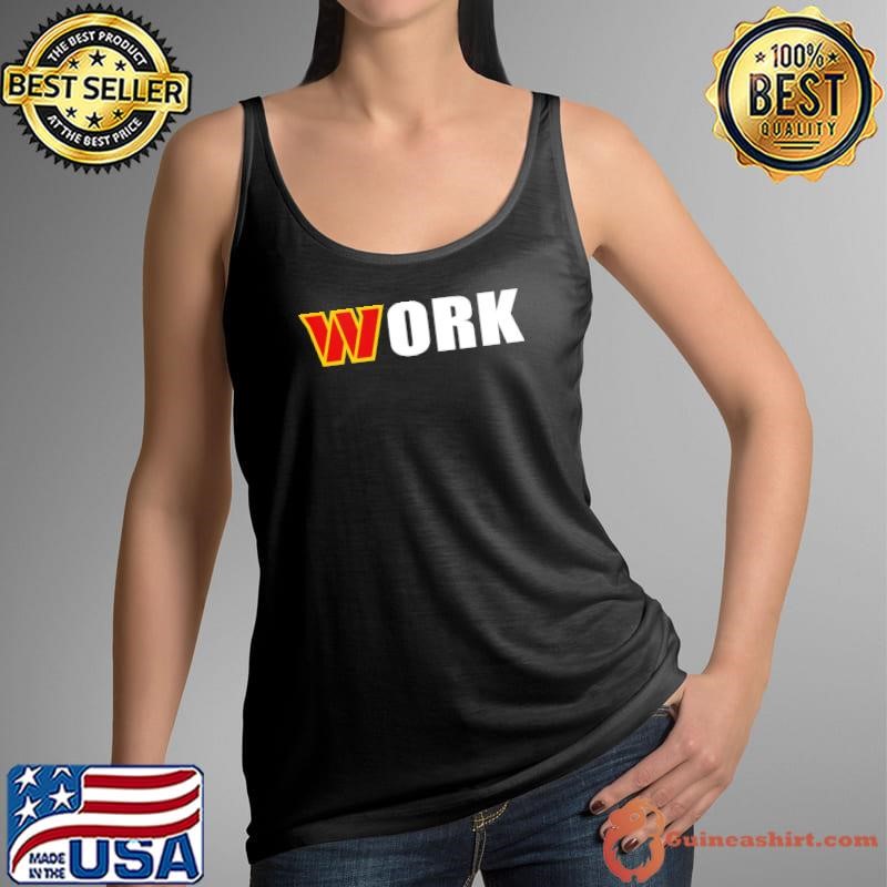 Washington Commanders Work logo shirt